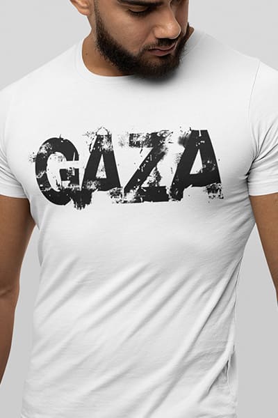 Herren Shirt Gasa Free Palestine