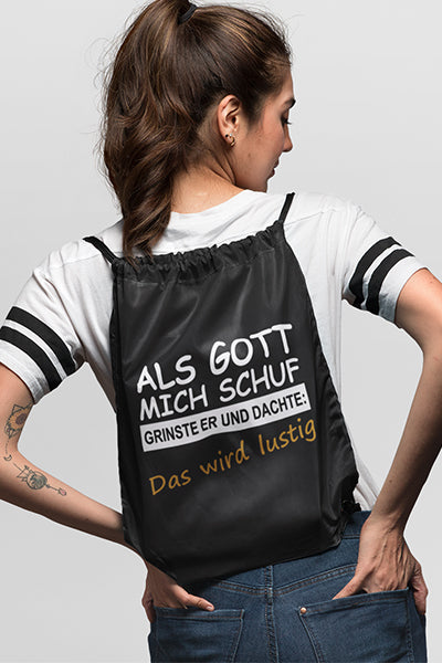 Turnbeutel Als Gott mich schuf
