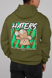 Herren Hoodie Haters Back Print