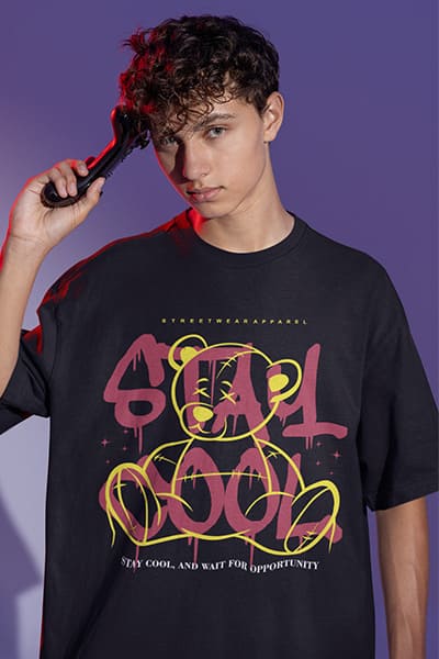 Herren Oversize Shirt Stay Cool