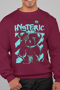 Herren Pullover Hysteric Front Print