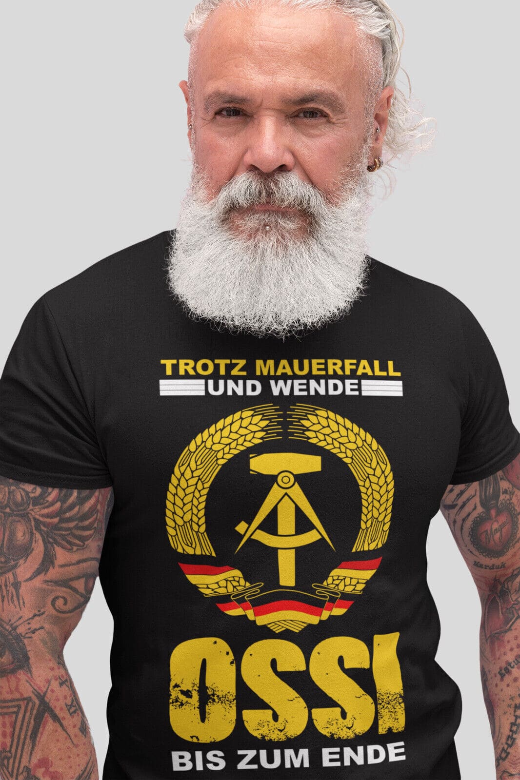 Herren Shirt Trotz Mauerfall und wende OSSI bis zum Ende