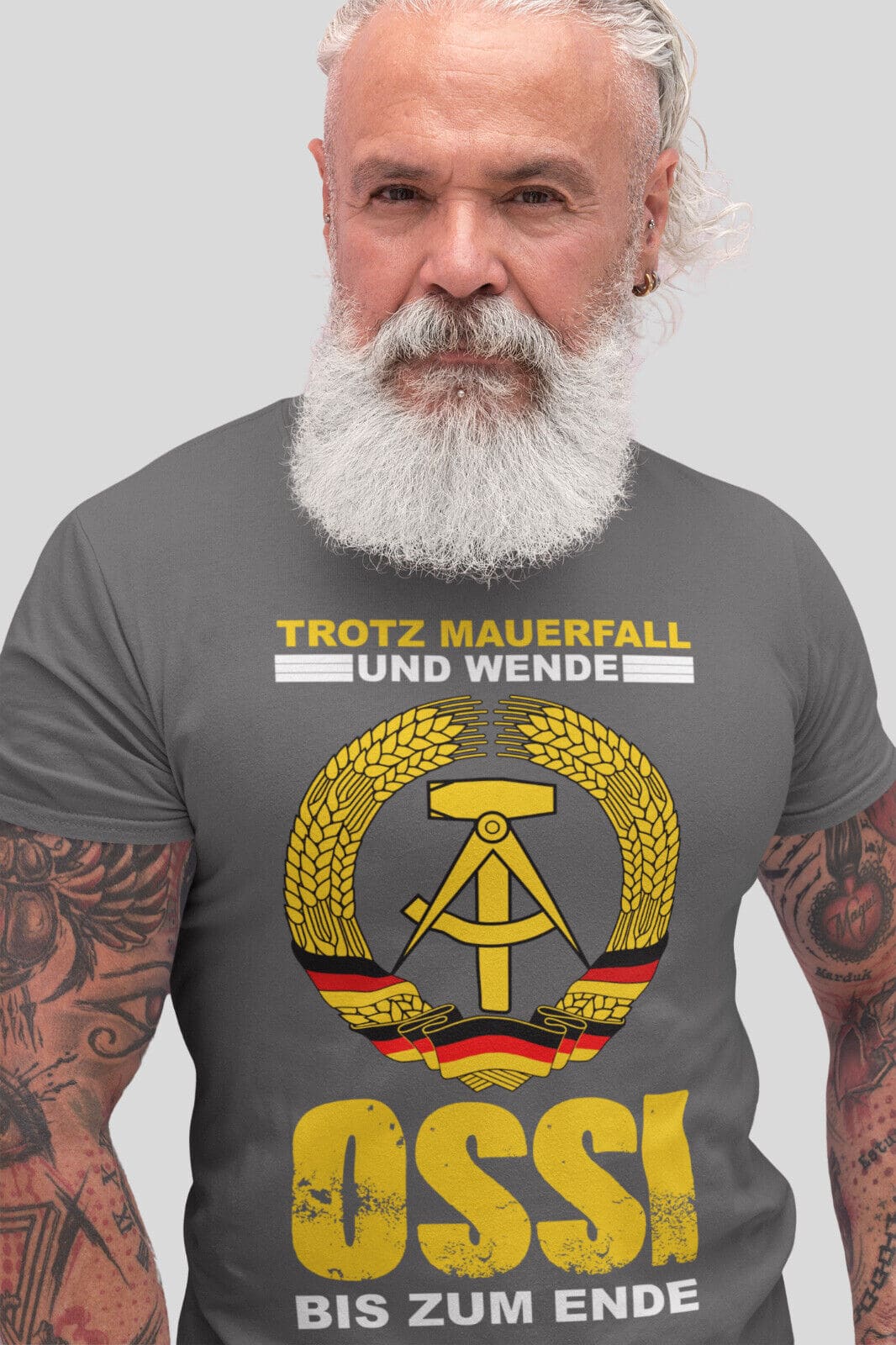 Herren Shirt Trotz Mauerfall und wende OSSI bis zum Ende