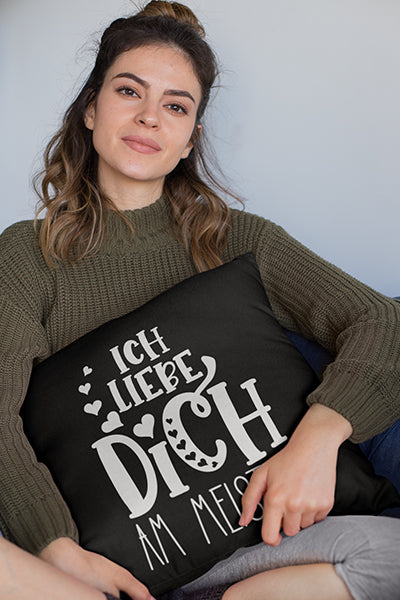 Ich Liebe Dich am meisten Kissenbezug