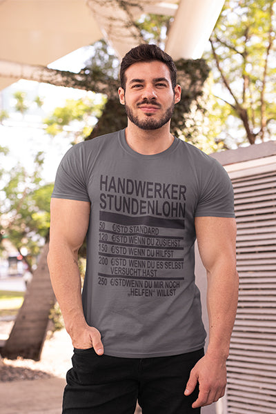 Herren Shirt Handwerker Stundenlohn