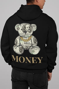 Herren Hoodie Money Back Print