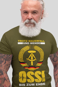 Herren Shirt Trotz Mauerfall und wende OSSI bis zum Ende