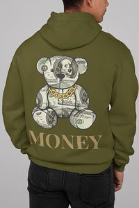 Herren Hoodie Money Back Print