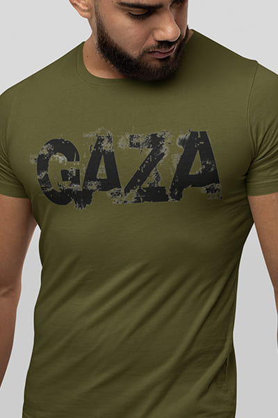 Herren Shirt Gasa Free Palestine