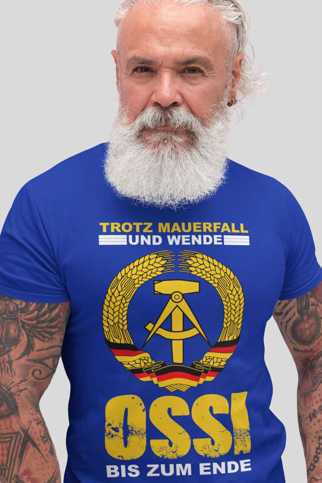 Herren Shirt Trotz Mauerfall und wende OSSI bis zum Ende