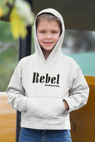 Kinder Hoodie mit "Rebel Generation" Aufdruck