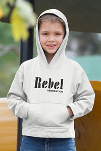 Kinder Hoodie mit "Rebel Generation" Aufdruck