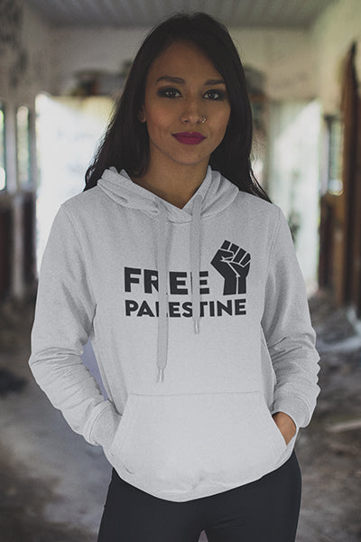 Damen Kapuzenpullover Free Palestine