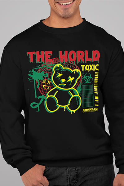 Herren Pullover The World Toxic