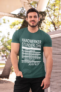 Herren Shirt Handwerker Stundenlohn