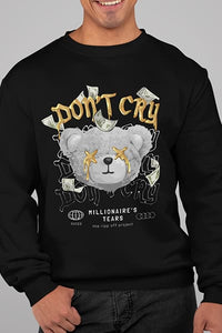 Herren Pullover Don´t Cry Front Print