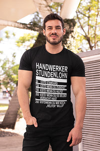 Herren Shirt Handwerker Stundenlohn
