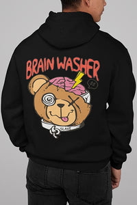 Herren Hoodie Brain Washer Back Print