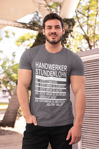 Herren Shirt Handwerker Stundenlohn
