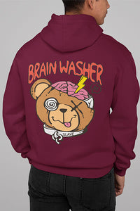 Herren Hoodie Brain Washer Back Print