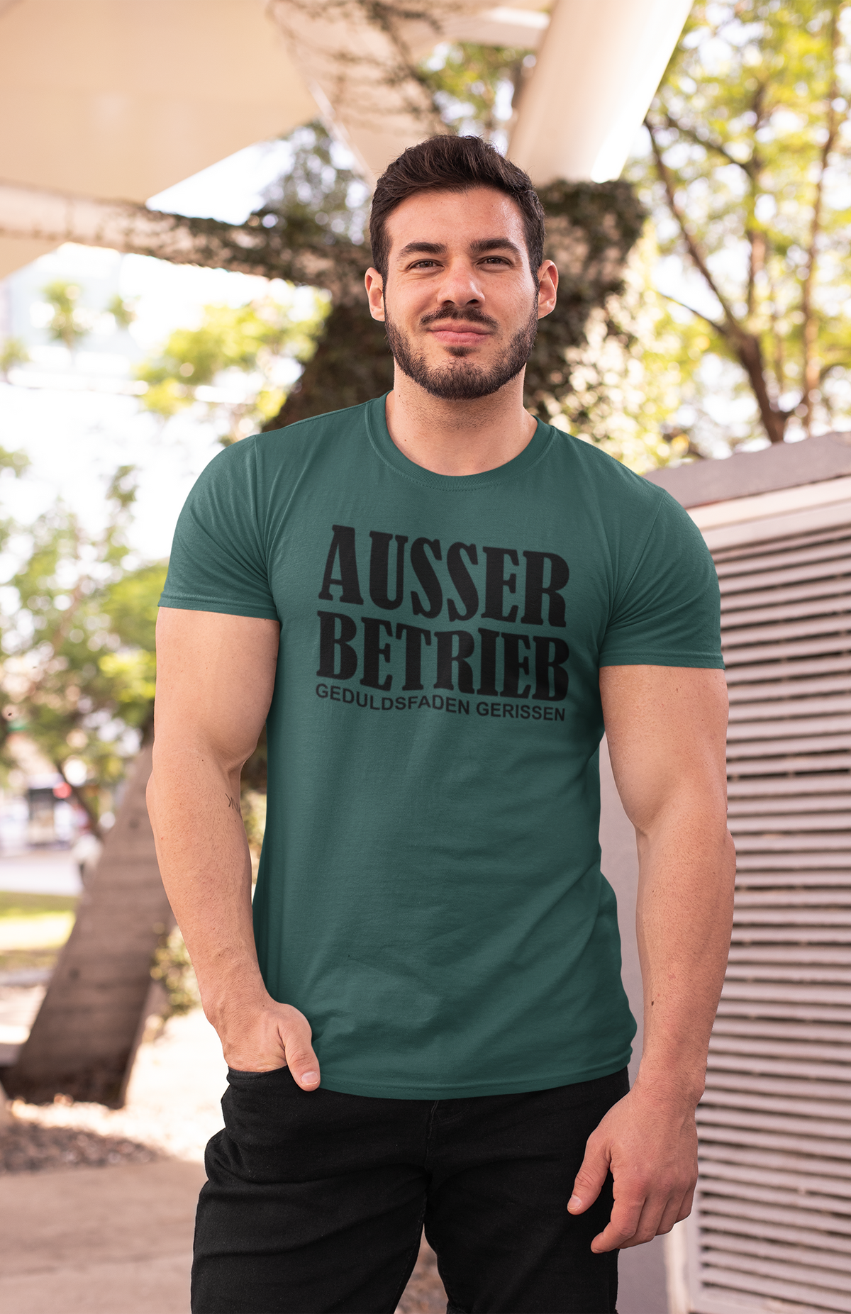 Herren AUSSER BETRIEB T-Shirt