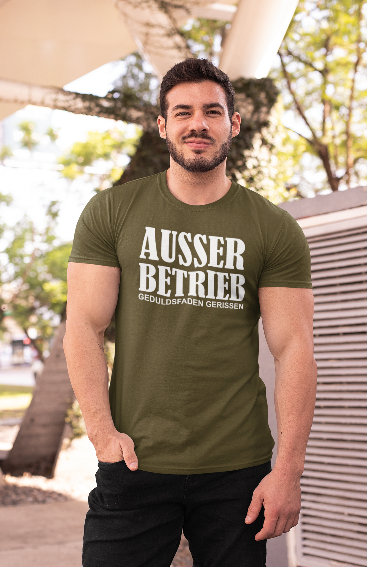 Herren AUSSER BETRIEB T-Shirt