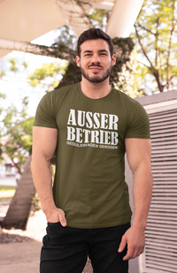 Herren AUSSER BETRIEB T-Shirt