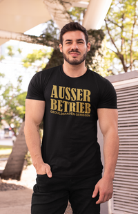 Herren AUSSER BETRIEB T-Shirt