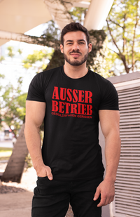 Herren AUSSER BETRIEB T-Shirt