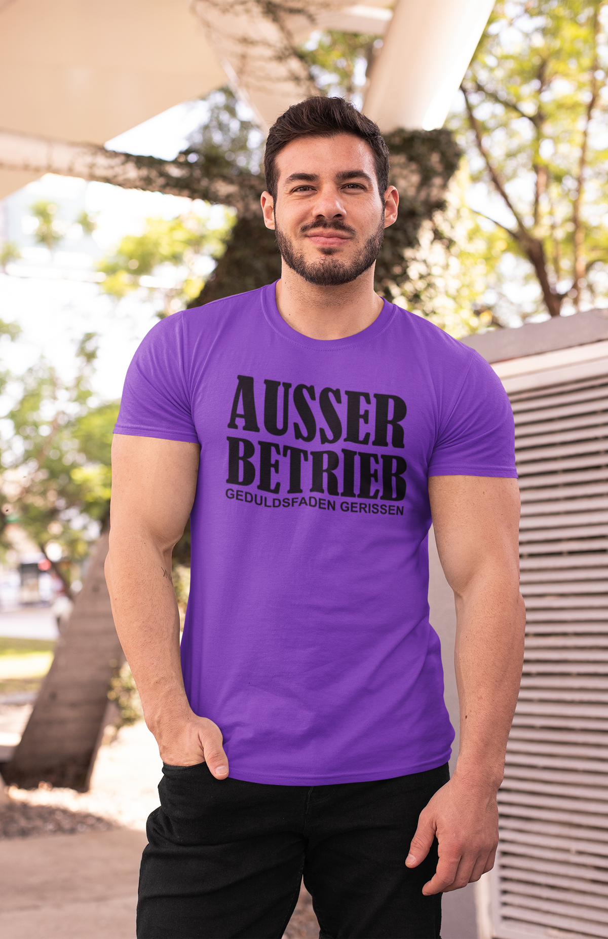 Herren AUSSER BETRIEB T-Shirt