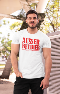 Herren AUSSER BETRIEB T-Shirt