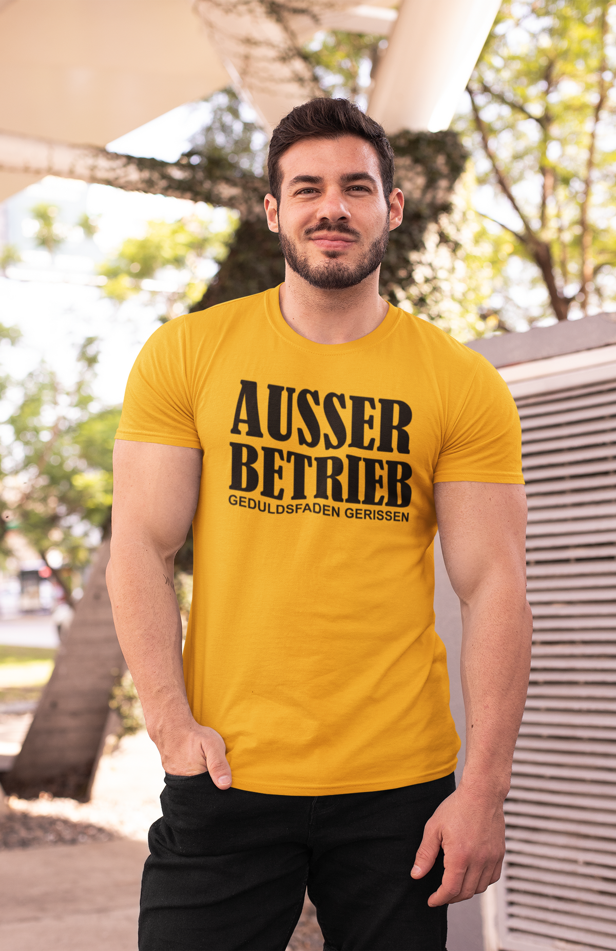 Herren AUSSER BETRIEB T-Shirt