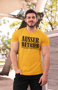 Herren AUSSER BETRIEB T-Shirt