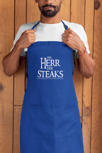 Grill-Schürze für Männer mit Spruch Der Herr der Steaks