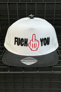 Beechfield Cap mit humorvollen Spruch Fuck You bestickt