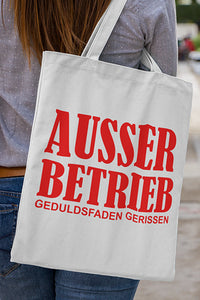 Einkaufstasche Ausser Betrieb