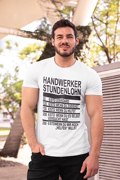 Herren Shirt Handwerker Stundenlohn