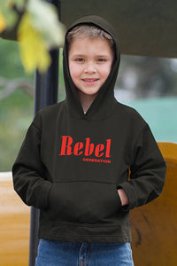 Kinder Hoodie mit "Rebel Generation" Aufdruck