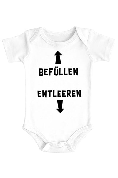 Baby Bodysuit Befüllen und Entleeren