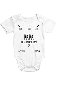 Baby Bodysuit Papa du schaffst das
