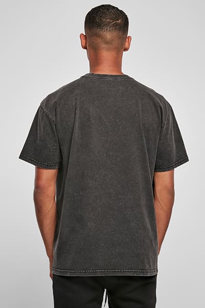 Herren Oversize Shirt Lets Play Acid Washed