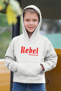 Kinder Hoodie mit "Rebel Generation" Aufdruck