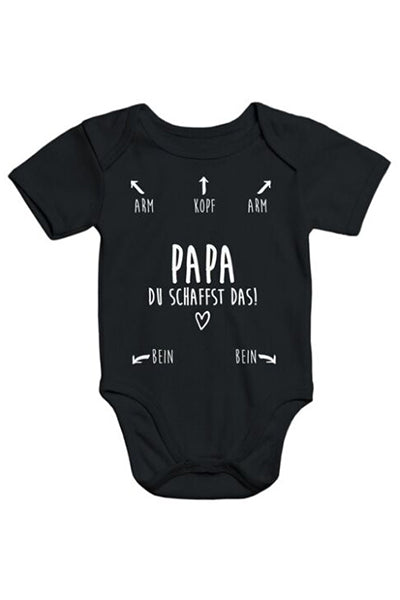 Baby Bodysuit Papa du schaffst das