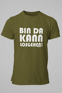 Herren T-Shirt Bin da kann losgehen