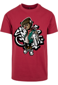 Herren T-Shirt mit Graffiti-Sprayer Aufdruck