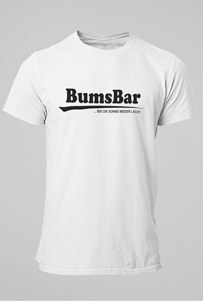 Herren T-Shirt Bumsbar bis die Sonne wieder lacht