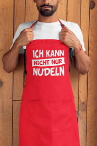 Kochschürze Ich kann nicht nur Nudeln