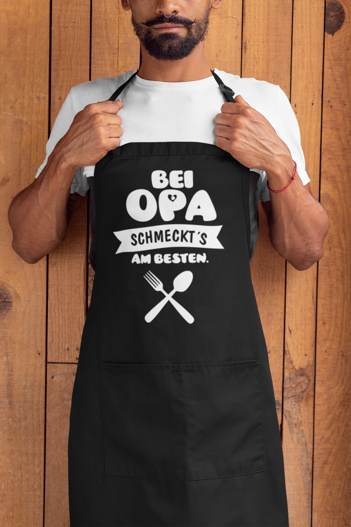 Grillschürze mit Coolen Sprüchen Oma Opa Mama Papa schmeckt´s am  Besten