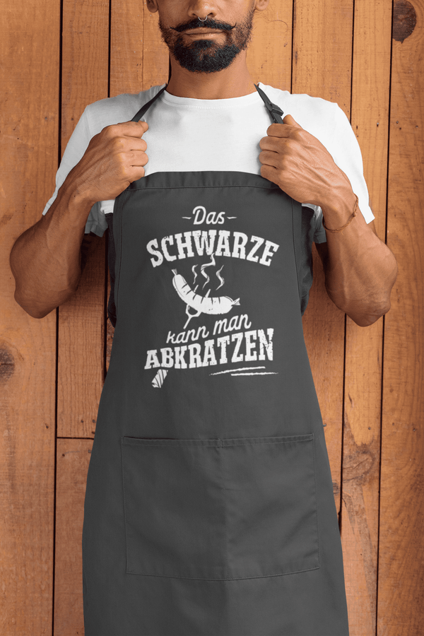 Grillschürze Das Schwarze kann man Abkratzen
