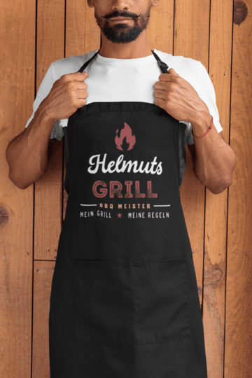 Grillschürze BBQ Meister mit Wunschnamen